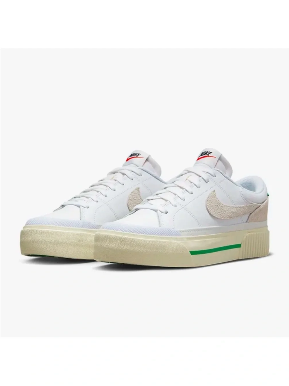 Nike Women’s Court Legacy Lift White Stadium Green Size 10